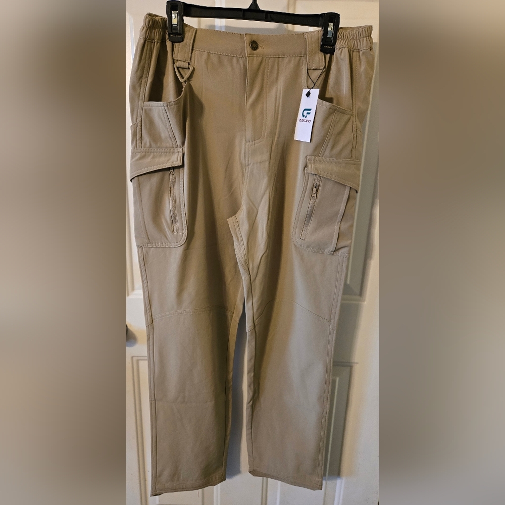 Women's Tan Cargo Pants By Flexcamo